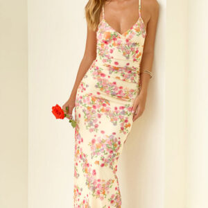 BB Exclusive Sintra Yellow Bloom Maxi Dress Sintra Yellow Bloom Maxi Dress
