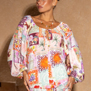 Sirocca Multicolour Patchwork Blouse