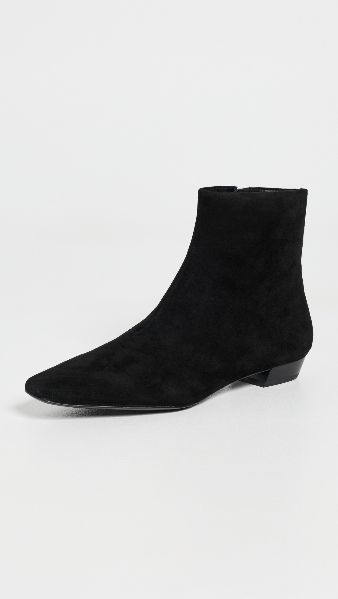 Loeffler Randall Siya Suede Flat Ankle Boots