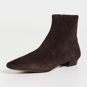Loeffler Randall Siya Suede Flat Ankle Boots