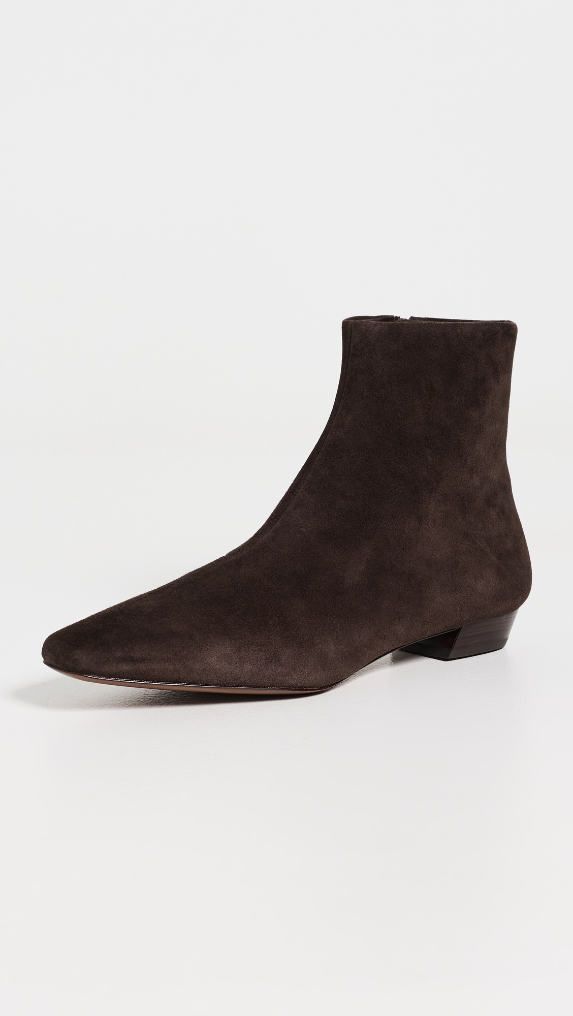 Loeffler Randall Siya Suede Flat Ankle Boots