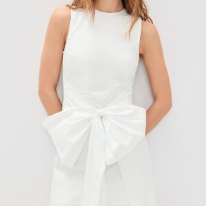 ROTATE Sleeveless Dress with Bow