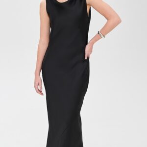Norma Kamali Sleeveless Low Back Drape Gown