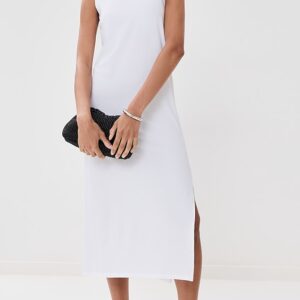 Another Tomorrow Sleeveless Tee Dress