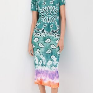 Slim Printed Dress