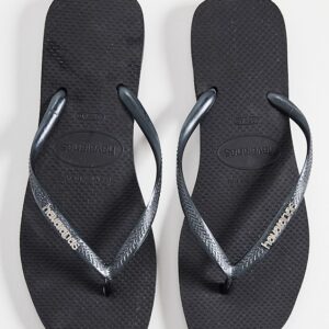 Havaianas Slim Square Pop Up Logo Flip Flops