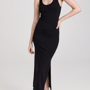 Another Tomorrow Slim Tank Dress
