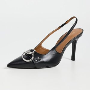 R13 Sling Back Heels with Ring