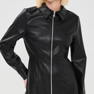 LE BOP Sloane Faux Leather Dress