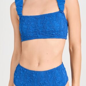 Sea Slone Solid Smocked Bikini Top Slone Solid Smocked Bikini Top