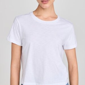 Slub Boxy-Crop Tee