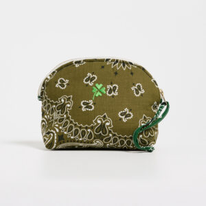 Call It By Your Name Small Clover Bandana Vanity Pouch