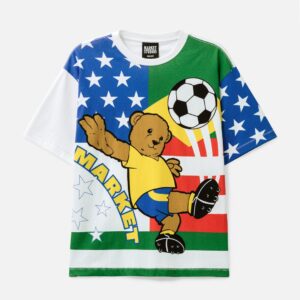 Market Smiley Shoot Your Shot Bear T-Shirt