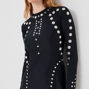 Snap Techno Jersey Dress