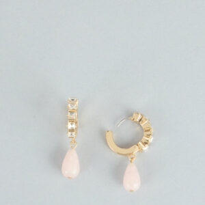 Windsor Soft Glam Sparkle Drop Huggie Earrings Soft Glam Sparkle Drop Huggie Earrings