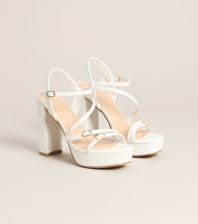 Windsor Soft Glam Steps Platform Block Heels