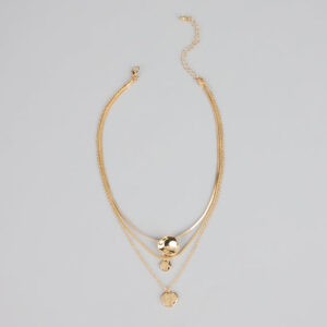 Windsor Soft Shine Layered Chain Necklace Soft Shine Layered Chain Necklace