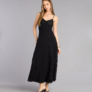 Windsor Soft Spoken Statement Linen V Neck Maxi Dress Soft Spoken Statement Linen V Neck Maxi Dress
