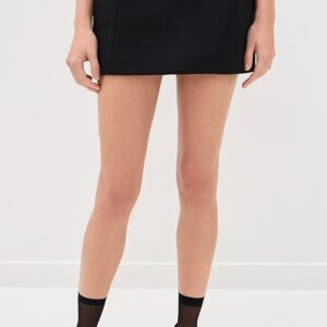 Good American Soft Stretch Ponte Miniskirt
