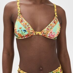 Camilla Soft Underwire Bikini Bra with Button Detail