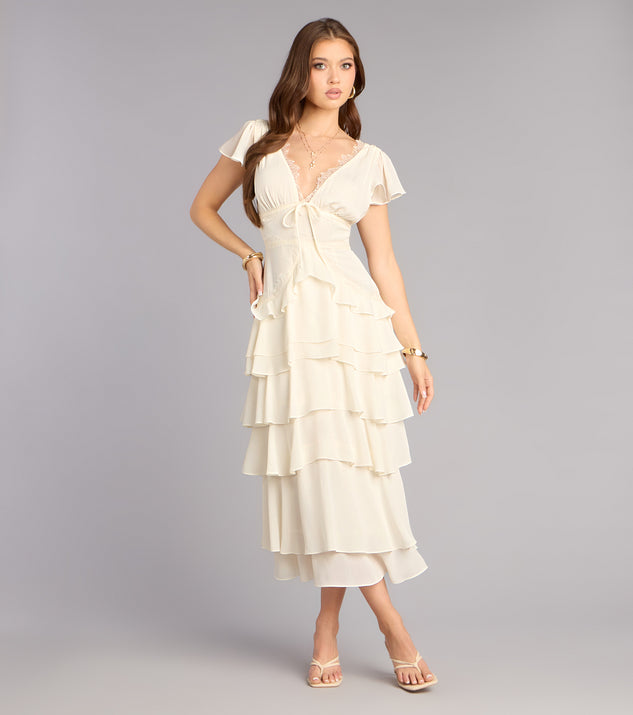 Windsor Softly Stolen Moments A-Line Midi Dress