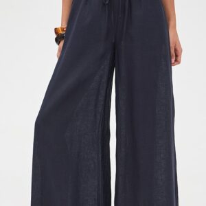 Susana Monaco Solid Linen Pants