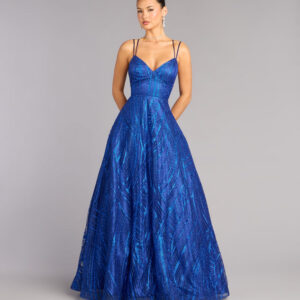 Soraya Glitter A-Line Formal Dress