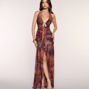 Windsor Sorella Print Mesh A-Line Formal Dress Sorella Print Mesh A-Line Formal Dress
