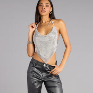 Windsor Spark Intentions Rhinestone Crop Top Spark Intentions Rhinestone Crop Top