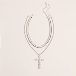 Spark Verdict Cross Necklace Set