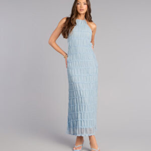Spring Breeze Chiffon Maxi Dress