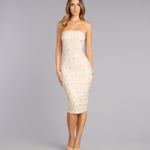 Spring Muse Floral Midi Dress