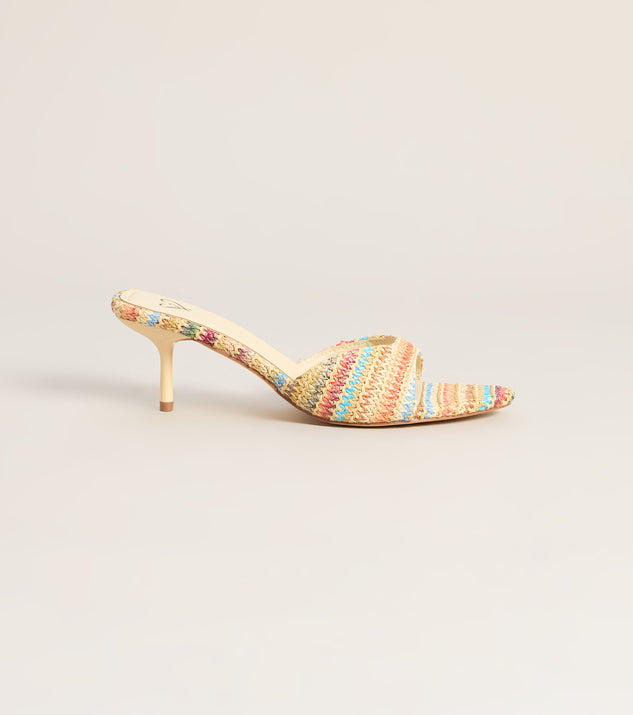 Windsor Spritz O' Clock Kitten Striped Heels
