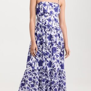 Playa Lucila Square Neck Maxi Dress