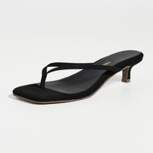 TKEES Square Toe Julia Suede Sandals