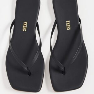 TKEES Square Toe Lily Flip Flops