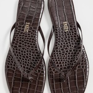 TKEES Square Toe Lily Flip Flops