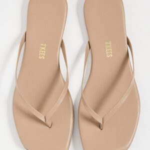 TKEES Square Toe Lily Flip Flops