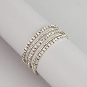 Windsor Stacked And Shining Rhinestone Stretch Bracelet Set Stacked And Shining Rhinestone Stretch Bracelet Set