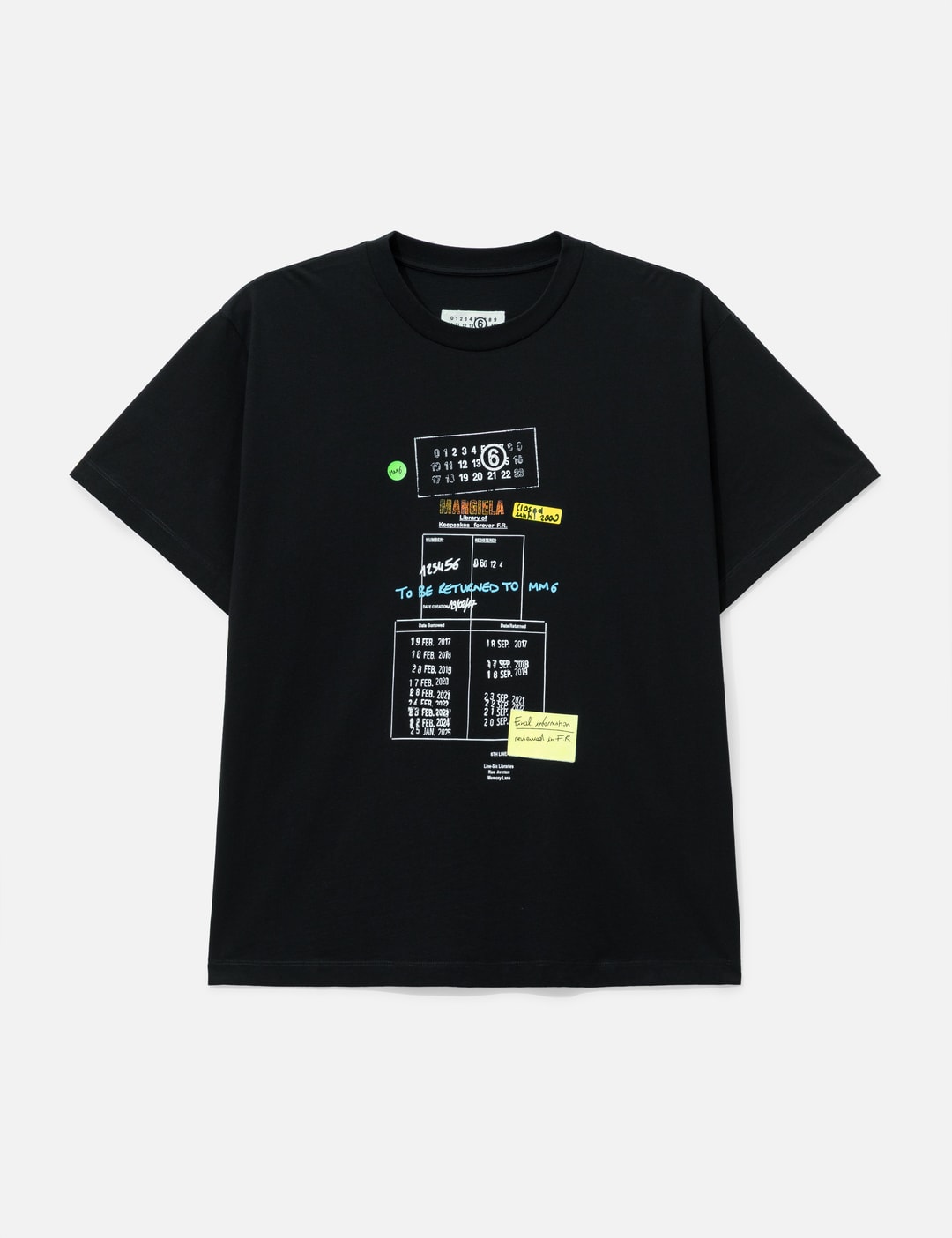 MM6 Maison Margiela Stamp Print T-Shirt