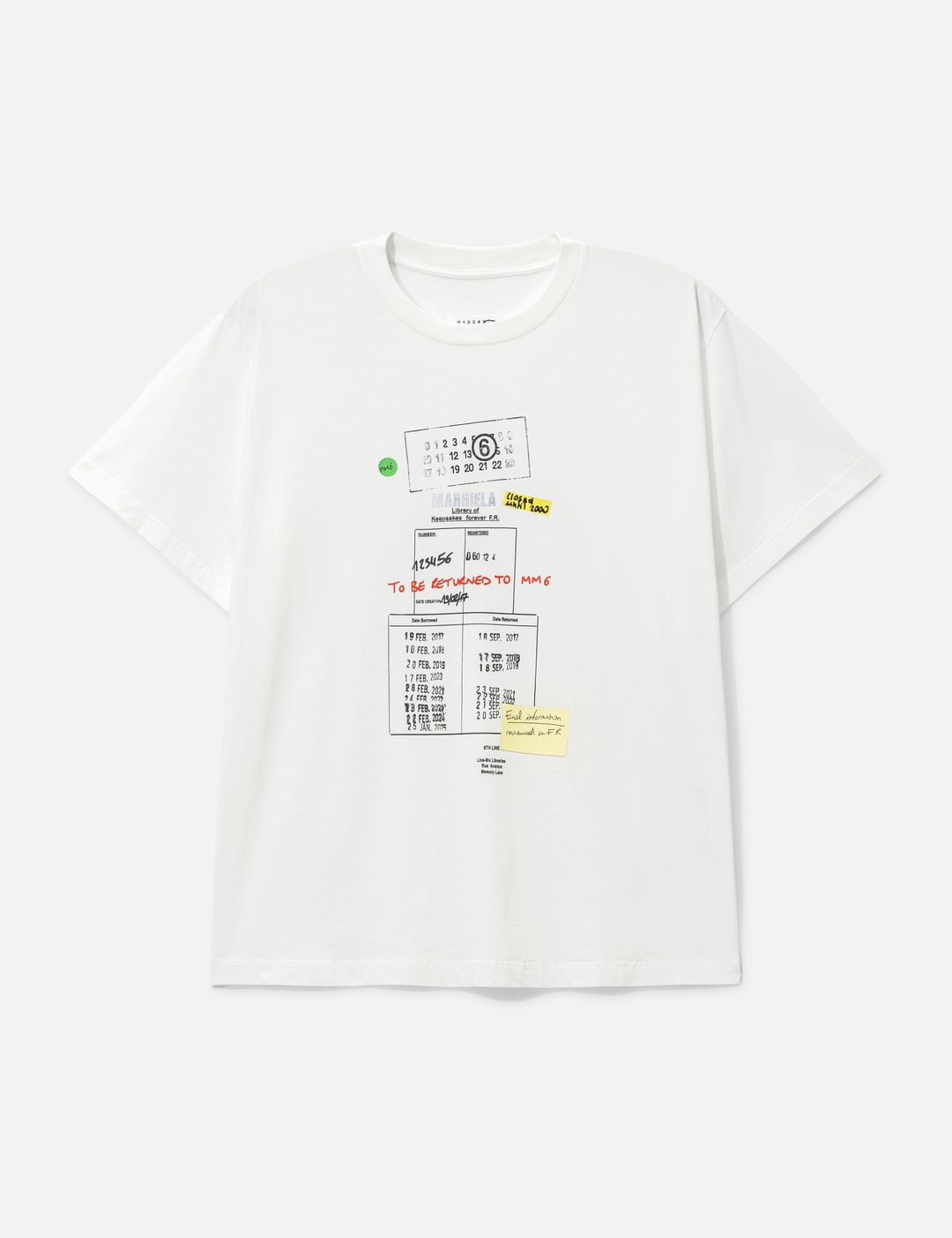 MM6 Maison Margiela Stamp Print T-Shirt