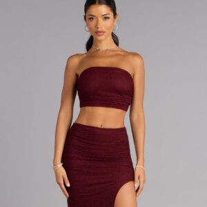 Windsor Starlet Status Rhinestone Mesh Tube Top Starlet Status Rhinestone Mesh Tube Top