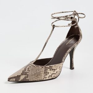 Reformation Stassie T-Strap Pumps