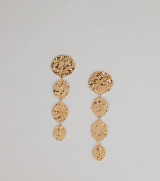 Windsor Statement Shine Circle Earrings