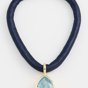 Statement Teardrop Cord Necklace