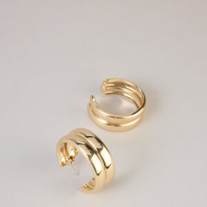 Windsor Statement Wide Hoop Earrings Statement Wide Hoop Earrings