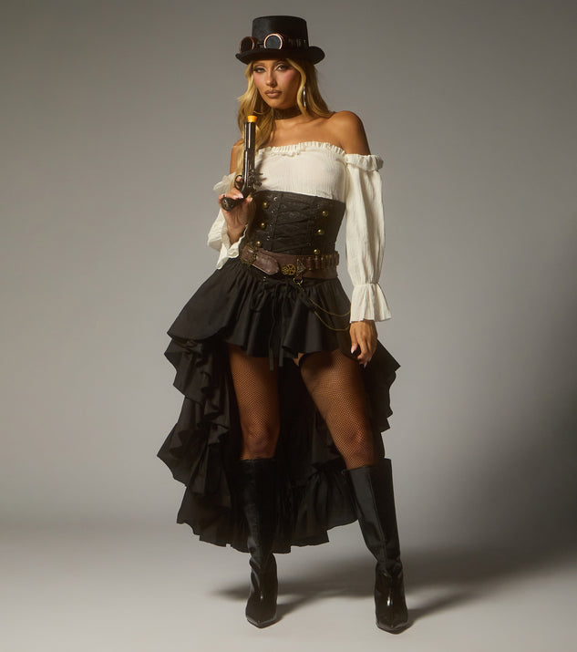 Windsor Steampunk Western Outlaw Six-Piece Costume Set