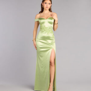 Stevie Off-The-Shoulder Formal Dress