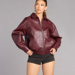 Windsor Street Chic Oversized Bomber Jacket Street Chic Oversized Bomber Jacket