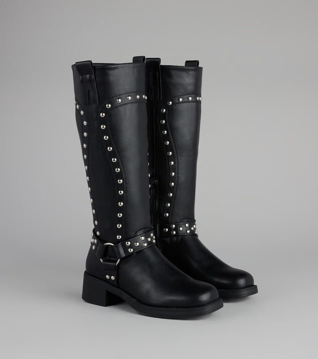 Windsor Street Ready Studded Moto Boots